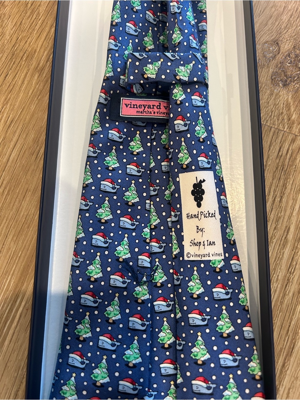 Kids Vineyard Vines Holiday Tree & Ornament Ties - Red and Navy - Picture 5 of 8